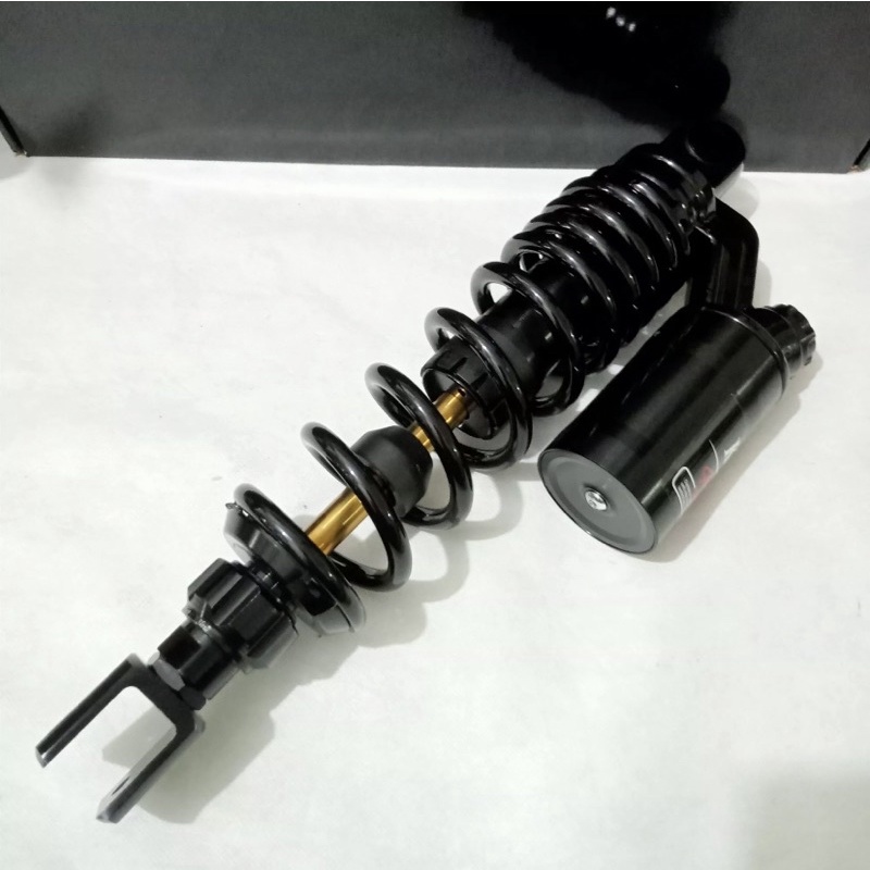 Shockbreaker matic shock belakang tabung atas ktc extrme full black As Gold  ukuran 330mm Vario Scoopy Beat Fino Vario 125 Vario 150 Dll