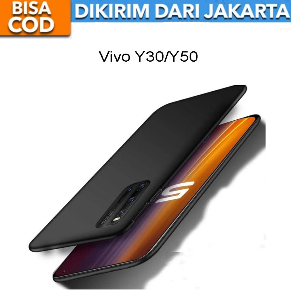 SoftCase Black Matte for Vivo Y30/Y50