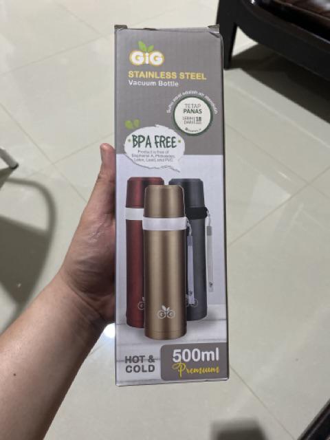 Gig Baby Thermos Termos Air Premium Vacuum Flask Stainless Steel 500 Ml