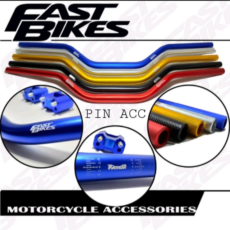 Stang fatbar stang fatbar cnc FastBikes/Protaper stang touring universal tebal bahan 5mm