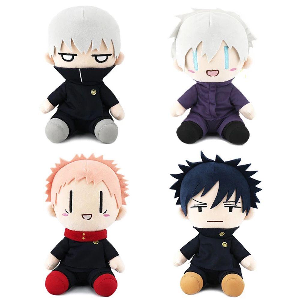 NEEDWAY Jujutsu Kaisen Fushiguro Megumi Itadori Yuji Soft Toys Mainan Anak Karakter Anime Kartun Boneka Anime