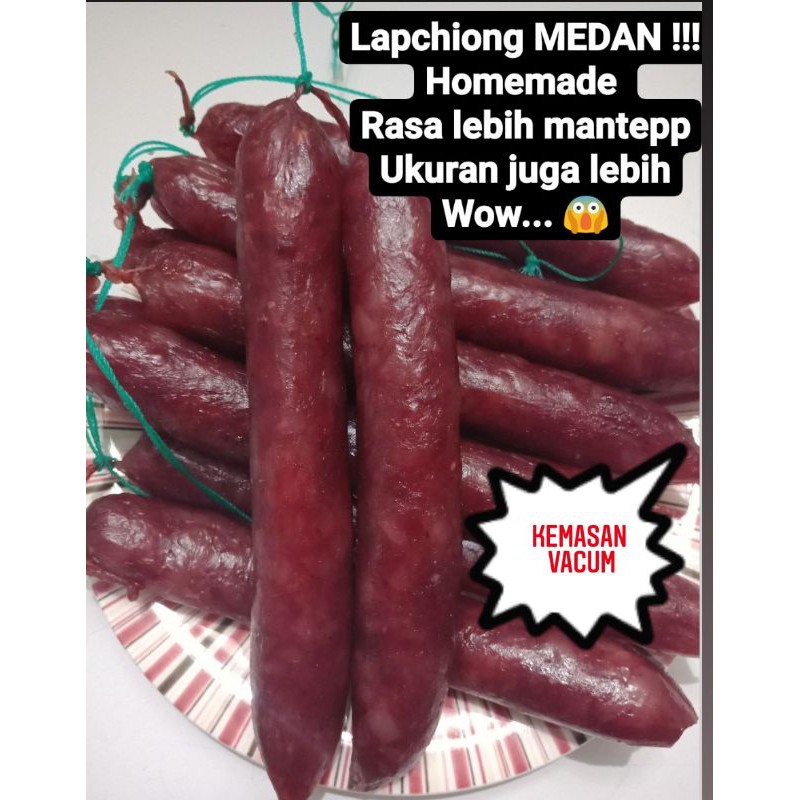 

Lapchiong medan homemade 1kg / sosis babi / lapciong NO COD