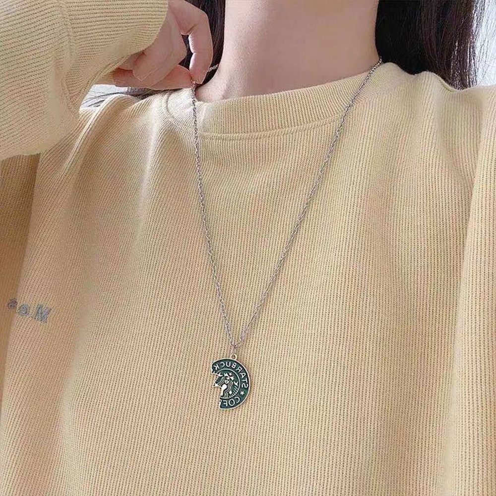 【COD Tangding】Couples Men Women Simple INS Student Female Niche Design Accessories Pendant Tide Necklace