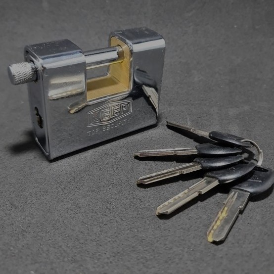 Dijual Gembok Jaket KEEP 85 mm Model U Anti Maling Anti Potong Berkualitas