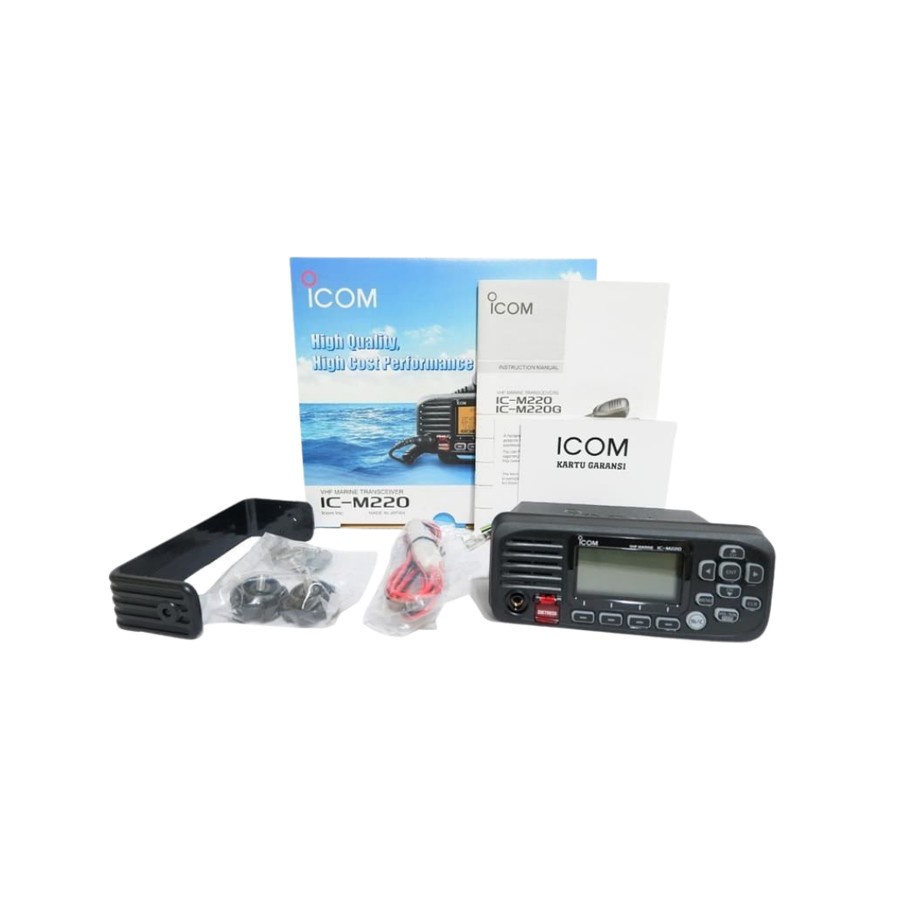 ICOM IC-M220 VHF MARINE PAKET SIAP PAKAI INCLUDE ANTENNA MARINE 156-E