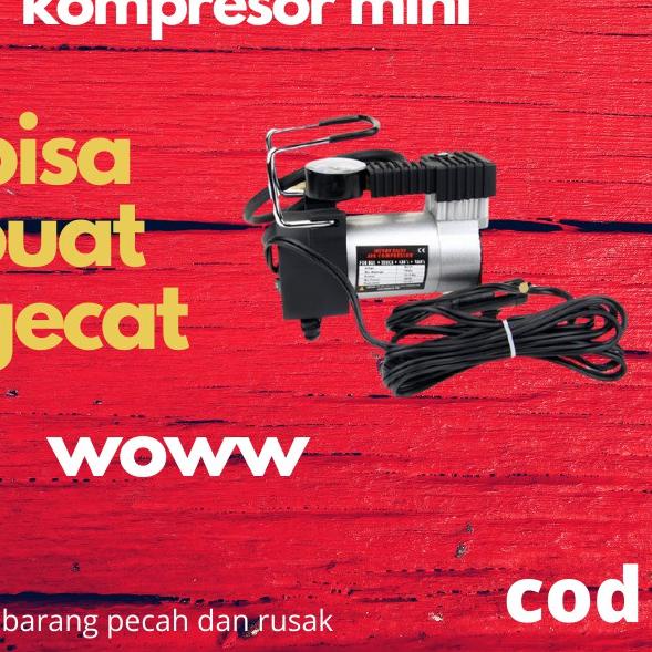 ✸ kompresor listrik mini cat angin body motor dan mobil cat duco deco ℮