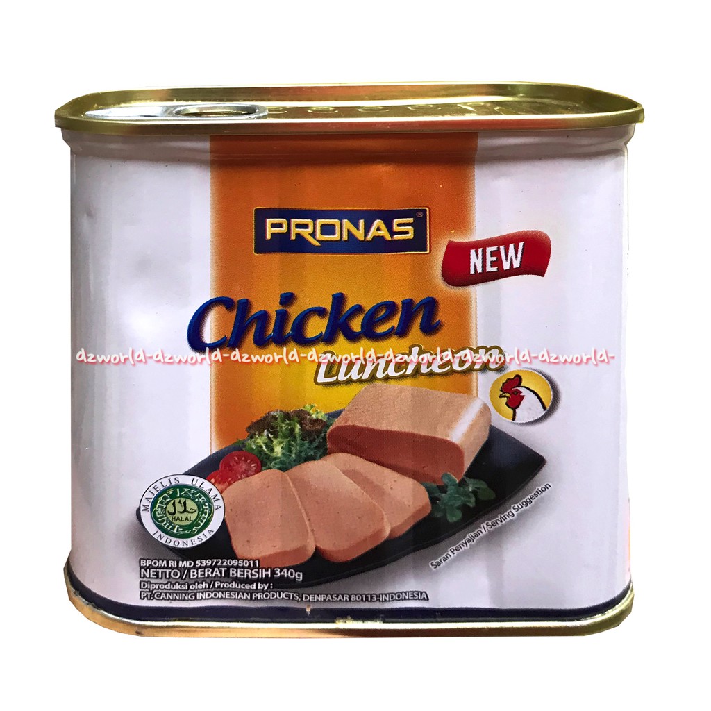 Pronas Chicken Luncheon 340gr Makanan Instan Makanan Kaleng Kornet Ayam Pro Nas Pronaz