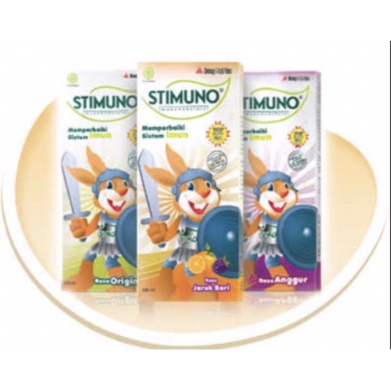 Stimuno sirup 60 ml rasa original &amp; anggur ( meningkatkan daya tahan tubuh anak )