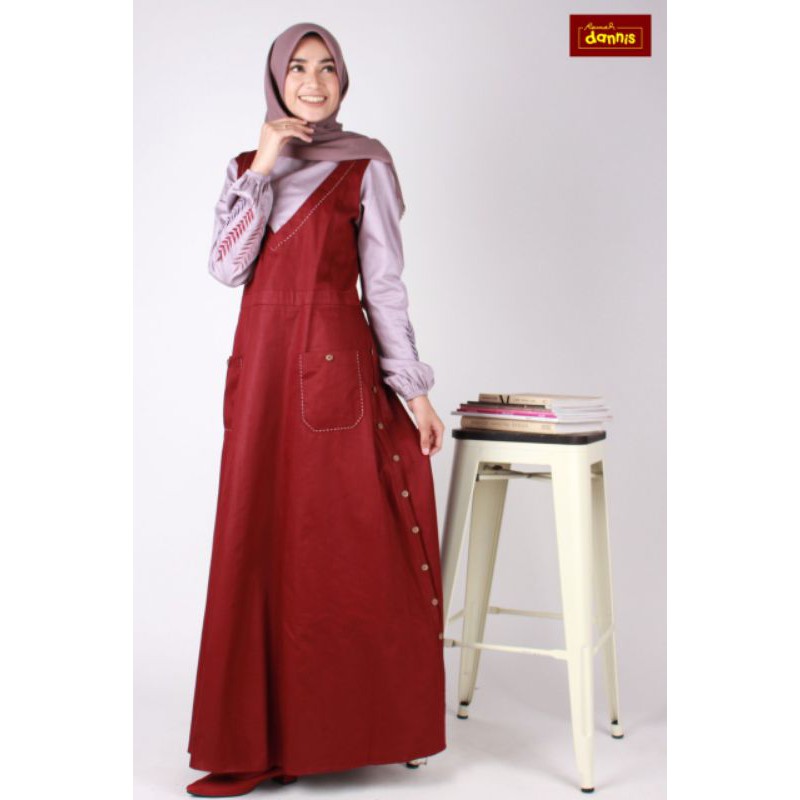 A210205 abaya dannis terbaru ready L restock lagi