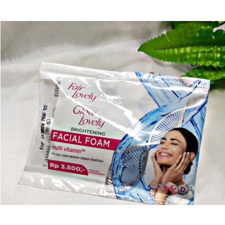 * KYRA * Fair And Lovely Brightening Facial Foam dan Krim Pencerah Harian dan Multivitamin - Kemasan Sachet