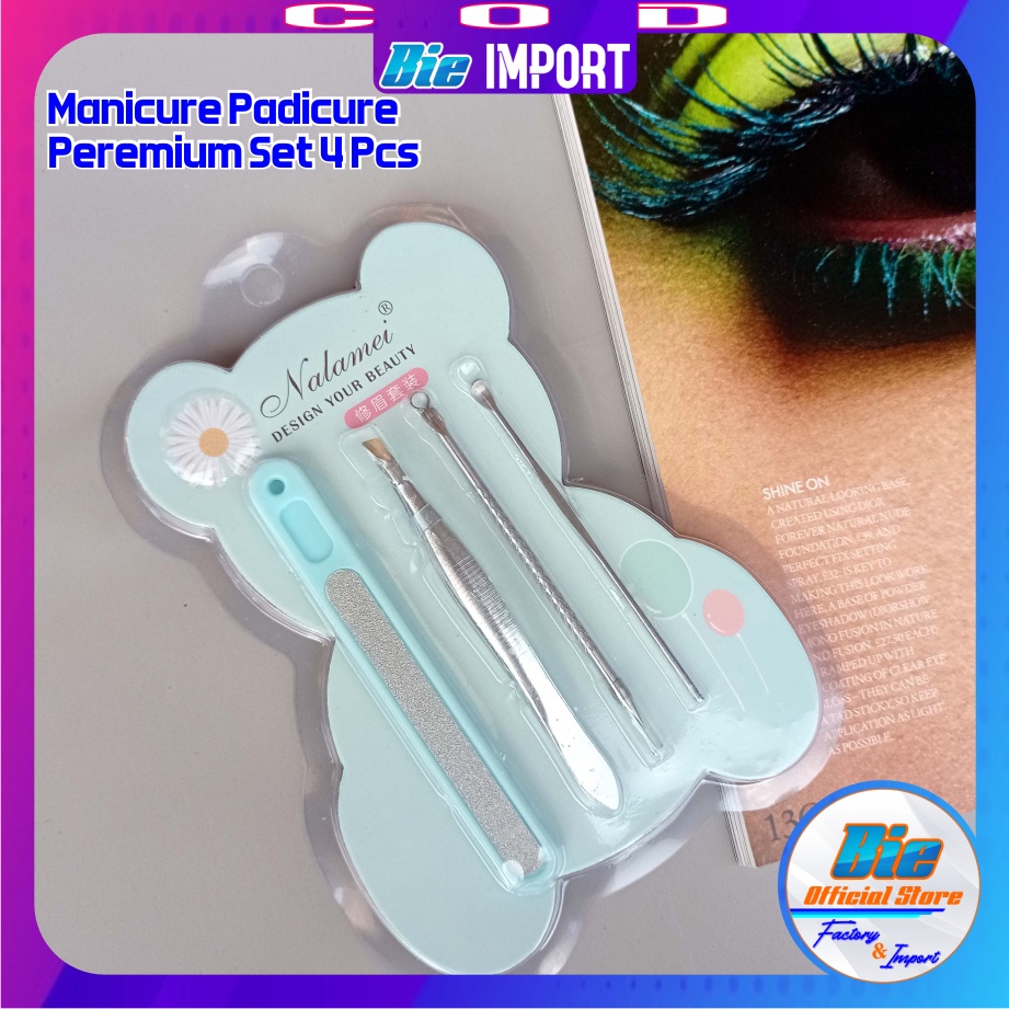 Pinset Beauty Tool Set 4 Premium Impor Best Seller