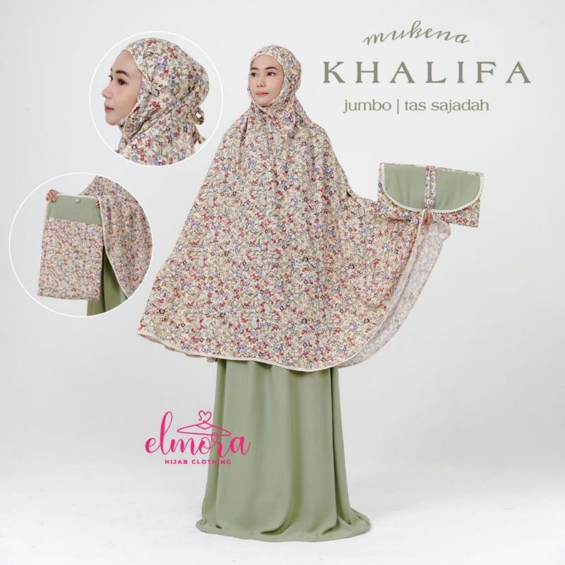 Khalifa Mukena Jumbo ori by Elmora