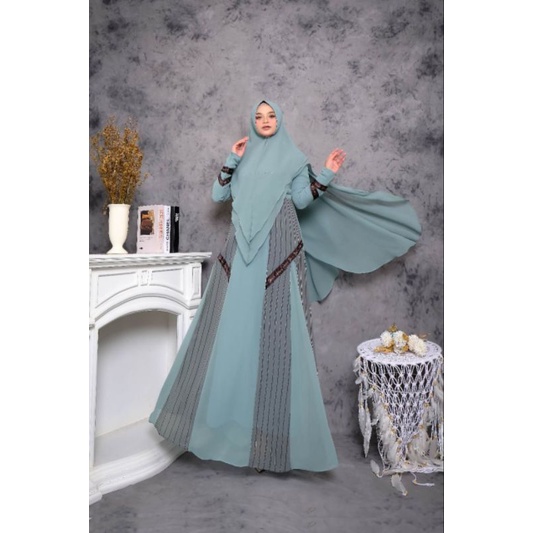GAMIS SYARI SET NAIMA SERIES ORI BY QUEEN SYAR'I