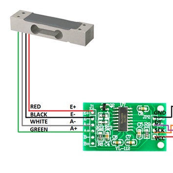 HX711 Micro Weighing Sensor Pressure Module Berat Tekanan Timbangan AD