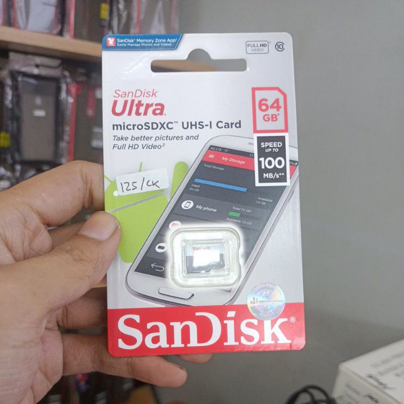 memory card sandisk 64GB