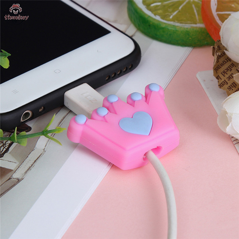 【TK】Cable Winder/Alat Penggulung Pelindung Ujung Kabel Data/Charger Usb