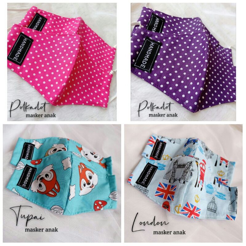 MASKER ANAK MOTIF LUCU