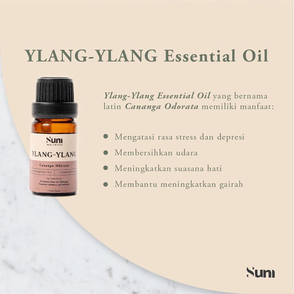 Suni Welness Essential Oil Ylang Ylang 10ml- Ylang Ylang Essential Oil