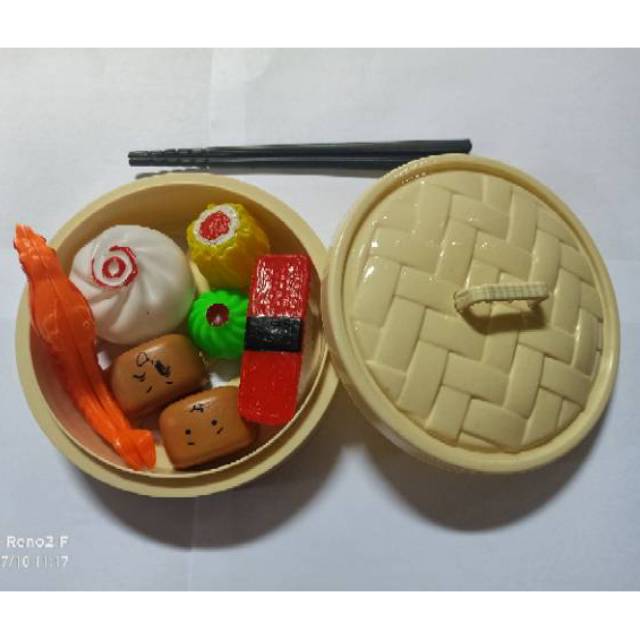 SH 1272 mainan anak dimsum package / mainan delicius food makanan jepang lucu dan bagus