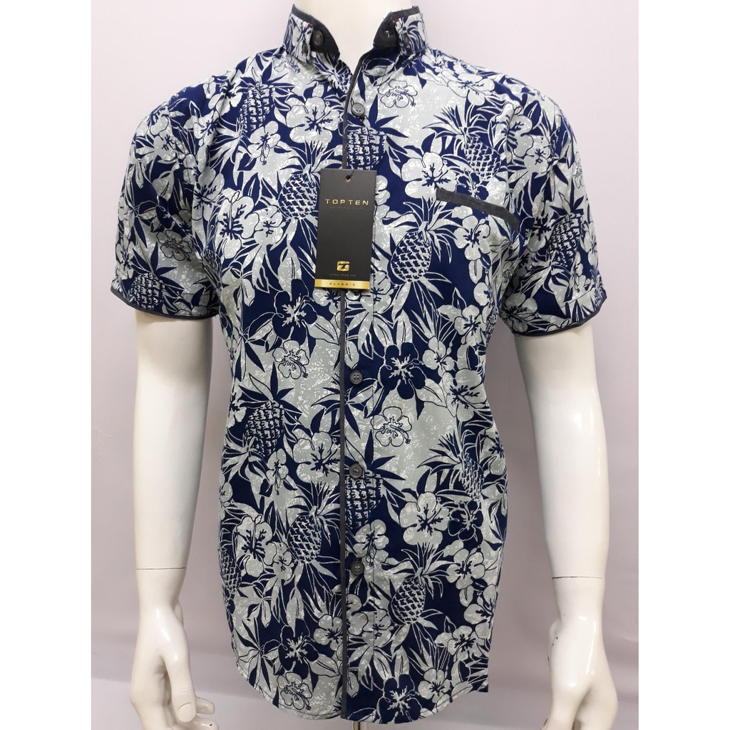 KEMEJA PRIA LENGAN PENDEK/TOPTEN_AR0478