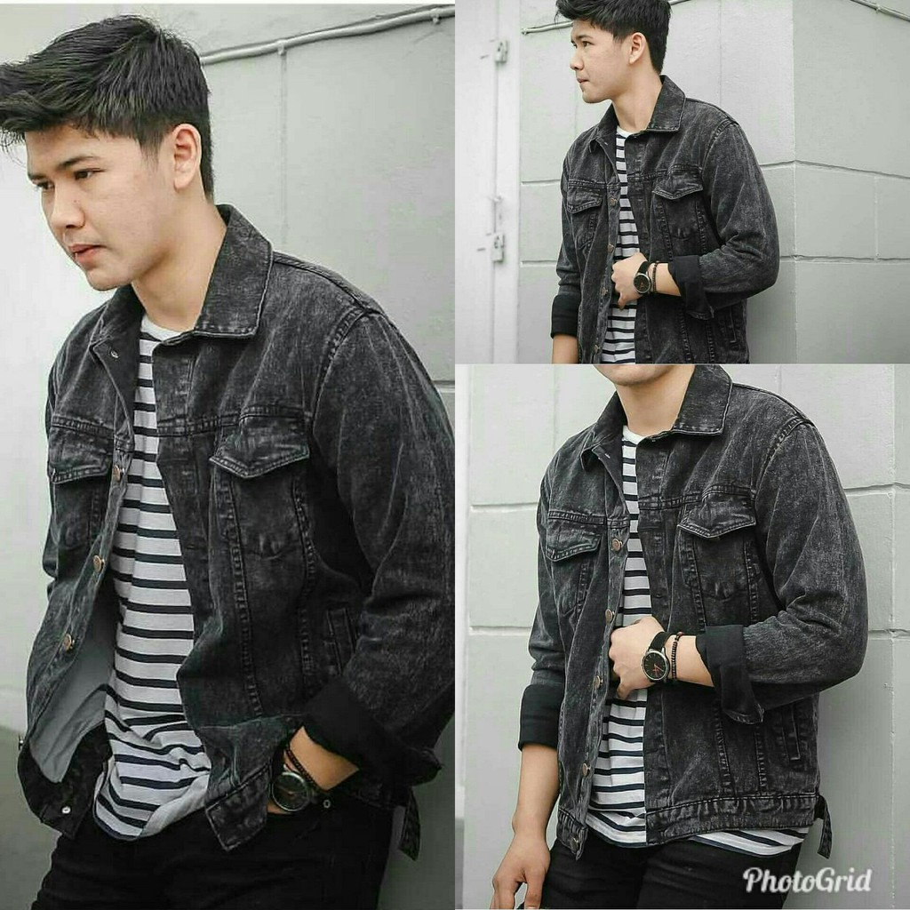 JAKET JEANS PRIA MODIS / JAKET DENIM PRIA