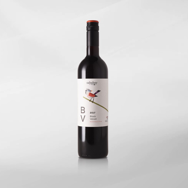 Red Wine Sababay Black Velvet 750 Ml ( Original &amp; Resmi By Vinyard )