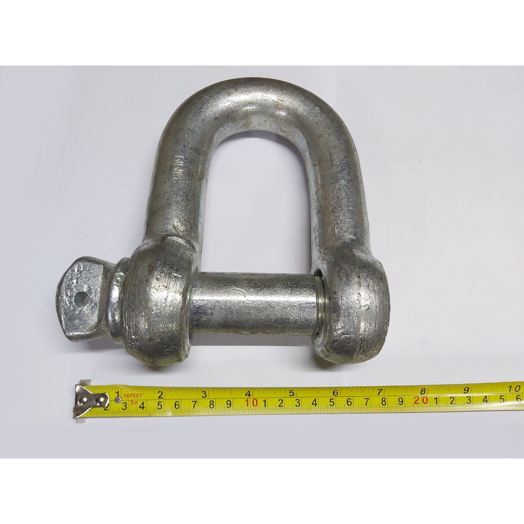 SHACKLE 1/4&quot; / SEGEL D / SAMBUNGAN BESI KAWAT TALI / ALAT MENYAMBUNG GANTUNG ANGKUT BARANG