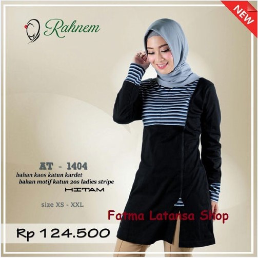 Atasan dewasa/ rahnem at 1404/ baju muslim wanita/tunikk