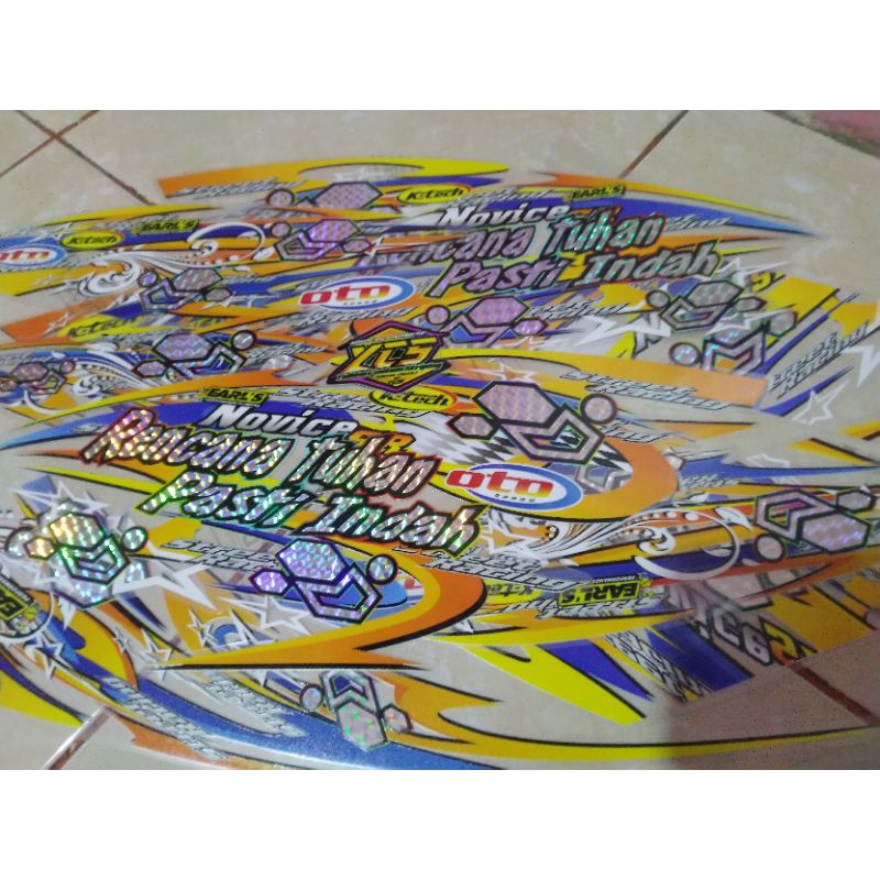 STRIPING TRANSPARAN+HOLOGRAM VIXION SILUMAN STREET RACING