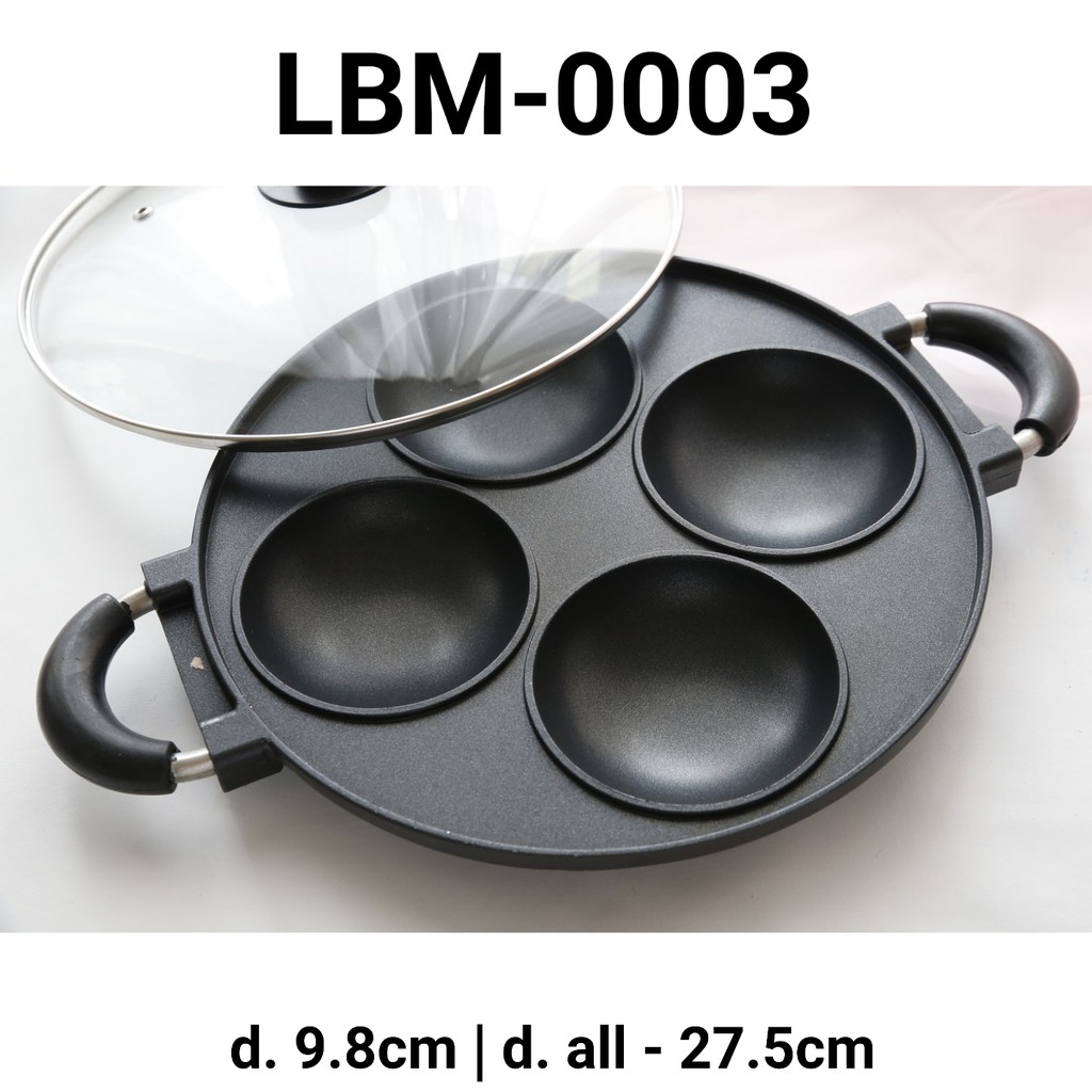 LBM-0003 Cetakan loyang happy call wajan teflon kue serabi martabak yamama baking