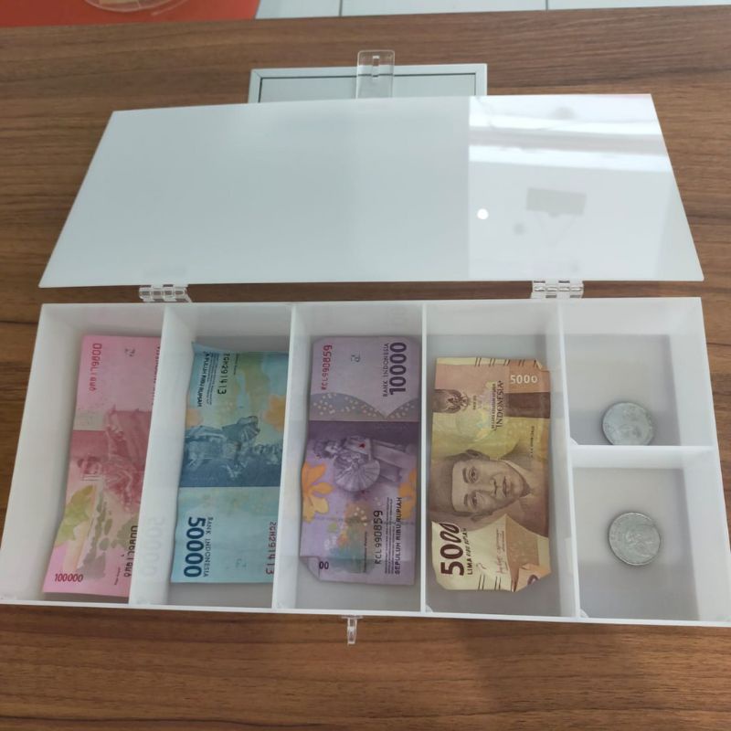 

Money Organizer / Tempat uang akrilik Kasir uang acrylic