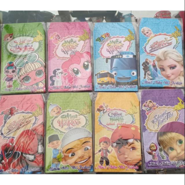

Amplop lebaran karakter isi 10pcs PROMO