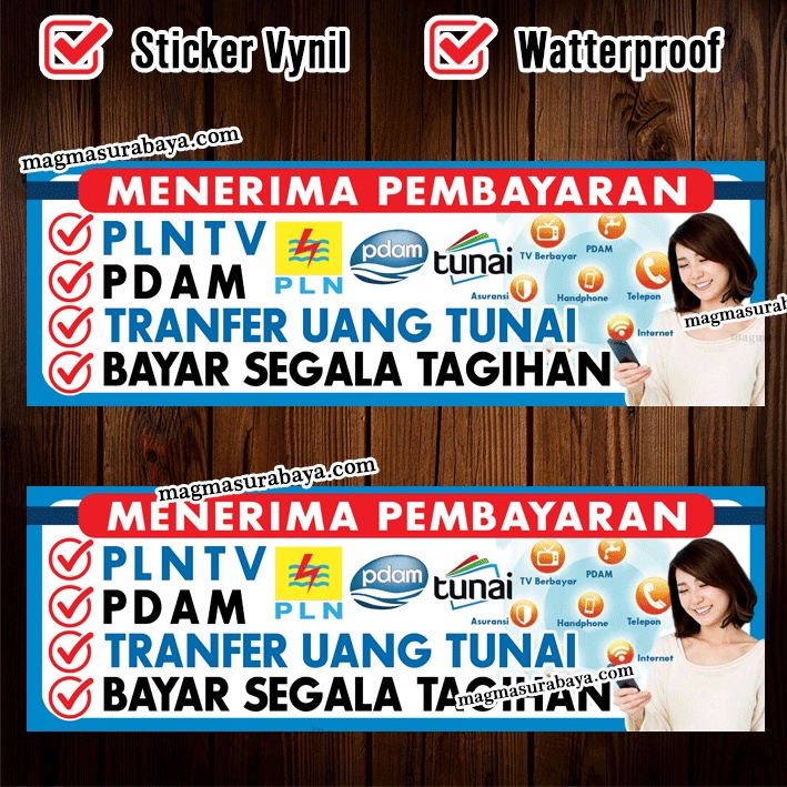 

Stiker Vinyl Menerima pembayaran