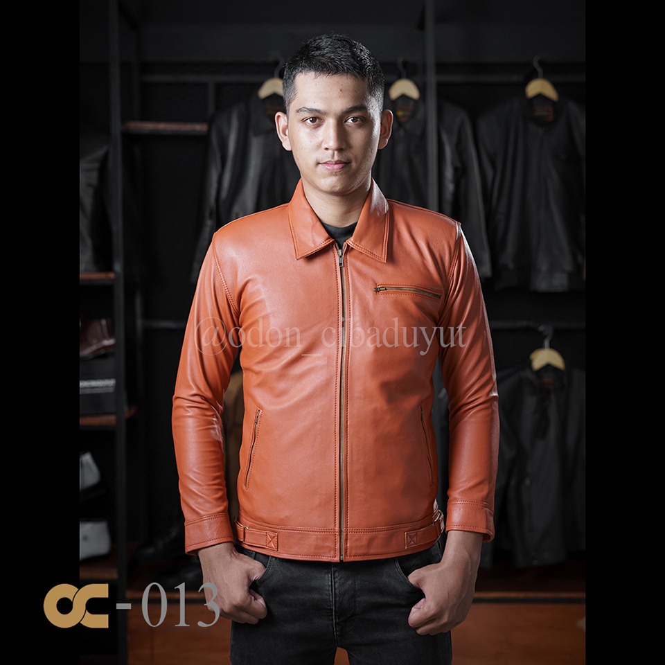 JAKET KULIT PRIA EXSLUSIVE OC-013