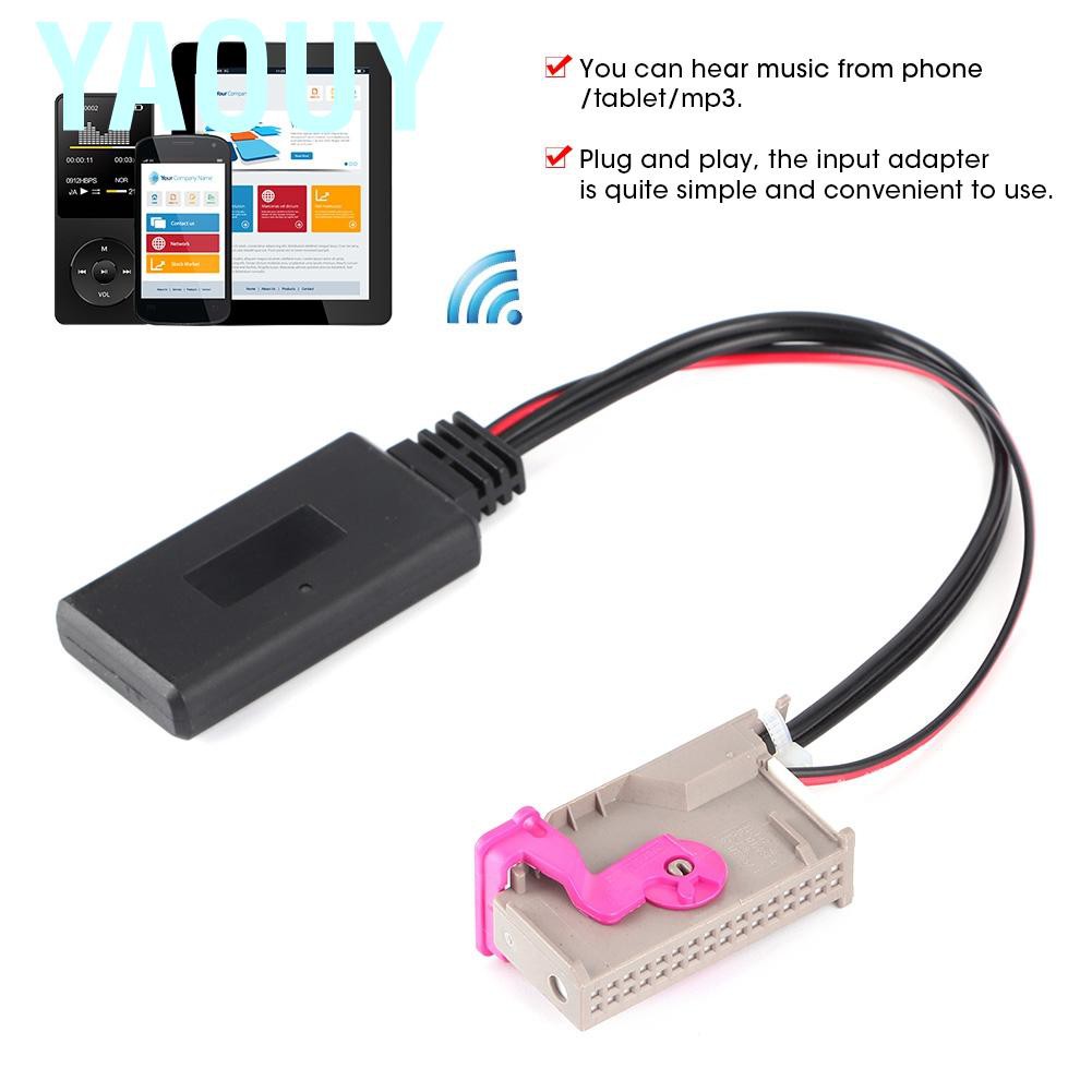 Yaouy Kabel Modul Adapter Input Audio Mobil 5 0 32pin Untuk Rns E A8 Tt Shopee Indonesia