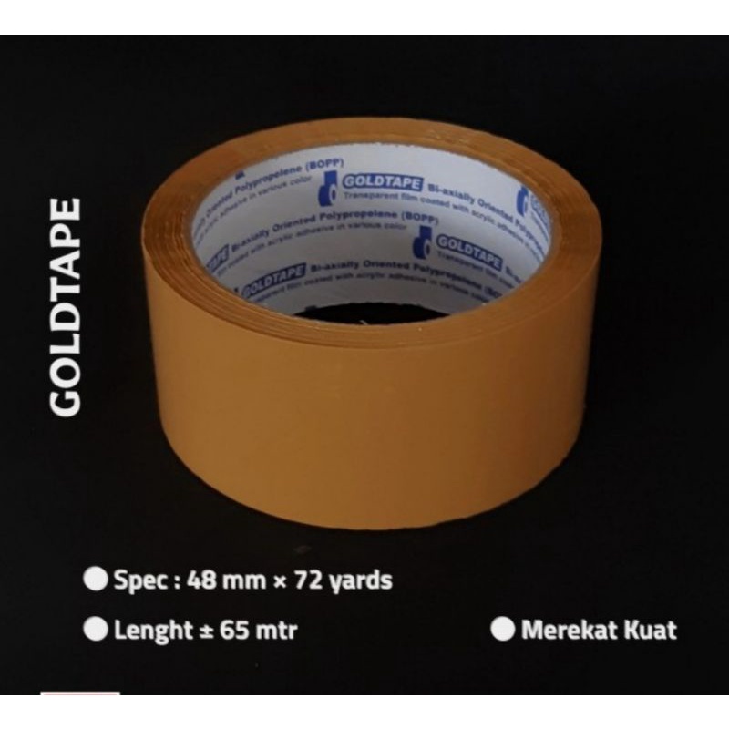 

Lakban coklat 2 inch Goldtape murah
