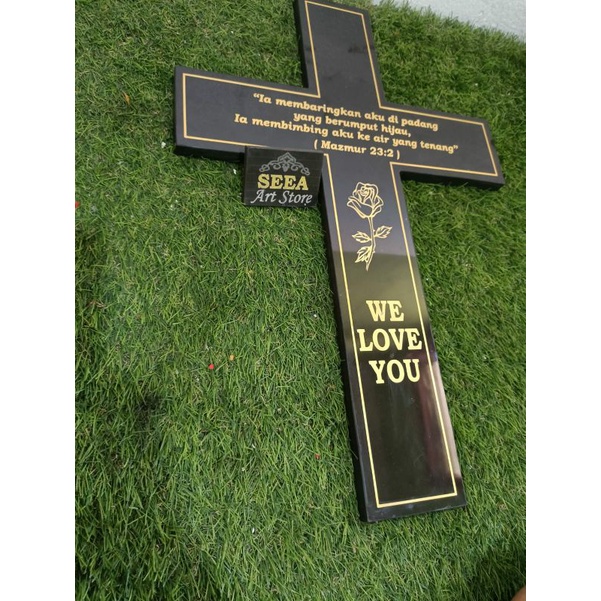 BATU NISAN MAKAM SALIB GRANIT TILE