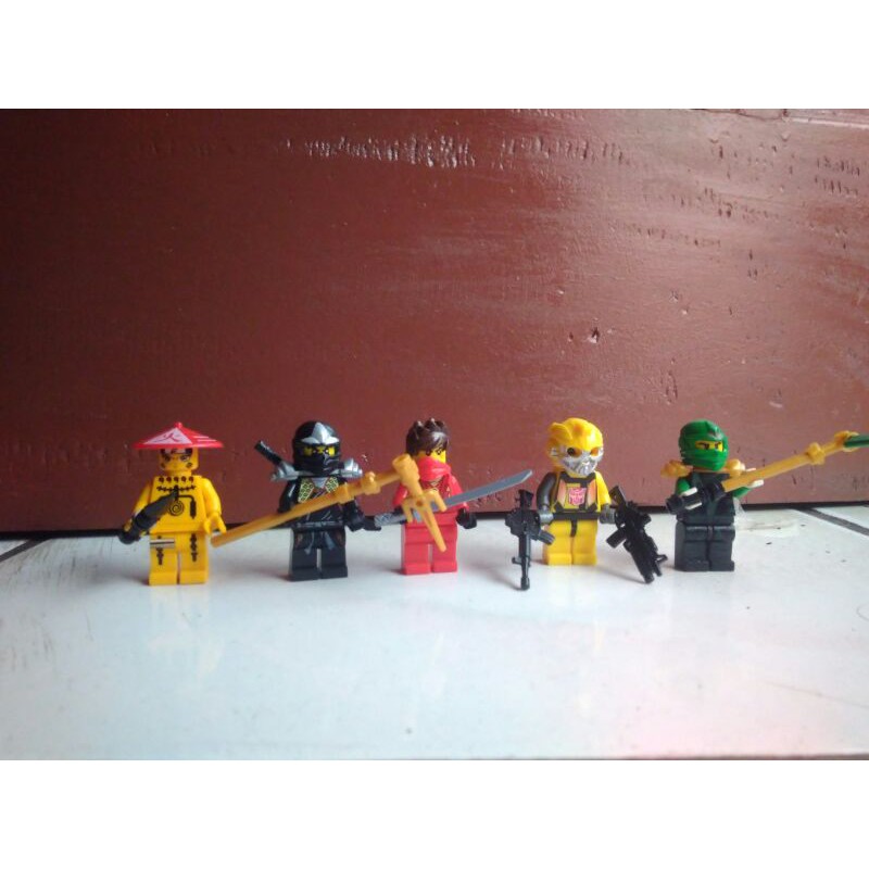 Lego Ninjago Transformer Naruto Cole Kai Bumblebee Naruto Lloyd Set Minifigure Bricks