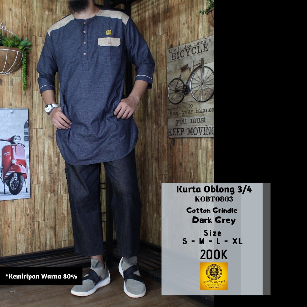 Baju Koko Kurta Oblong