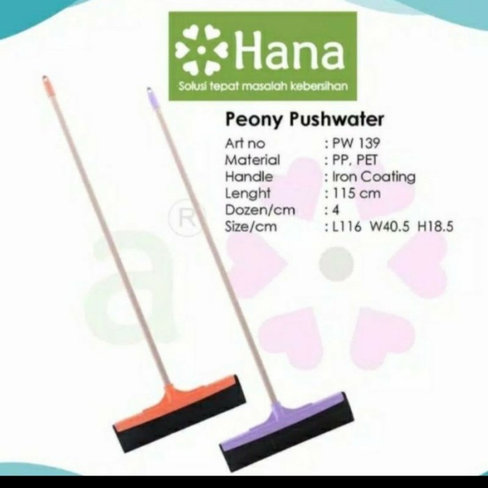 Jual Karet Dorong Lantai Hana l Wefer Air Gagang Serokan Dorongan Air