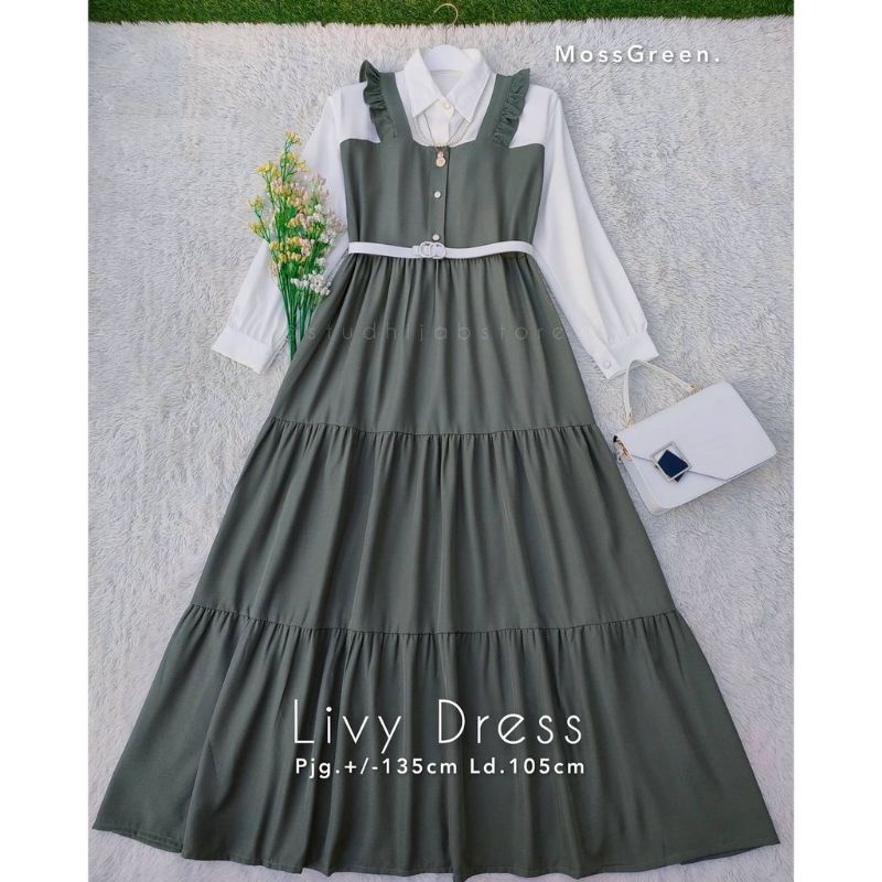 livy dress | Gamis Remaja | Gamis Kekinian