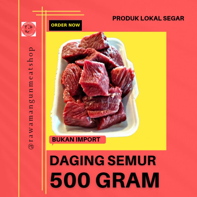 

PREMIUM BEEF /DAGING SAPI / DAGING SEMUR 500 GRAM