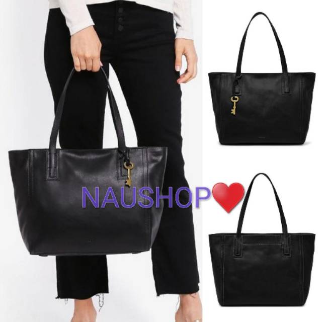 Tas fossil original emma tote black