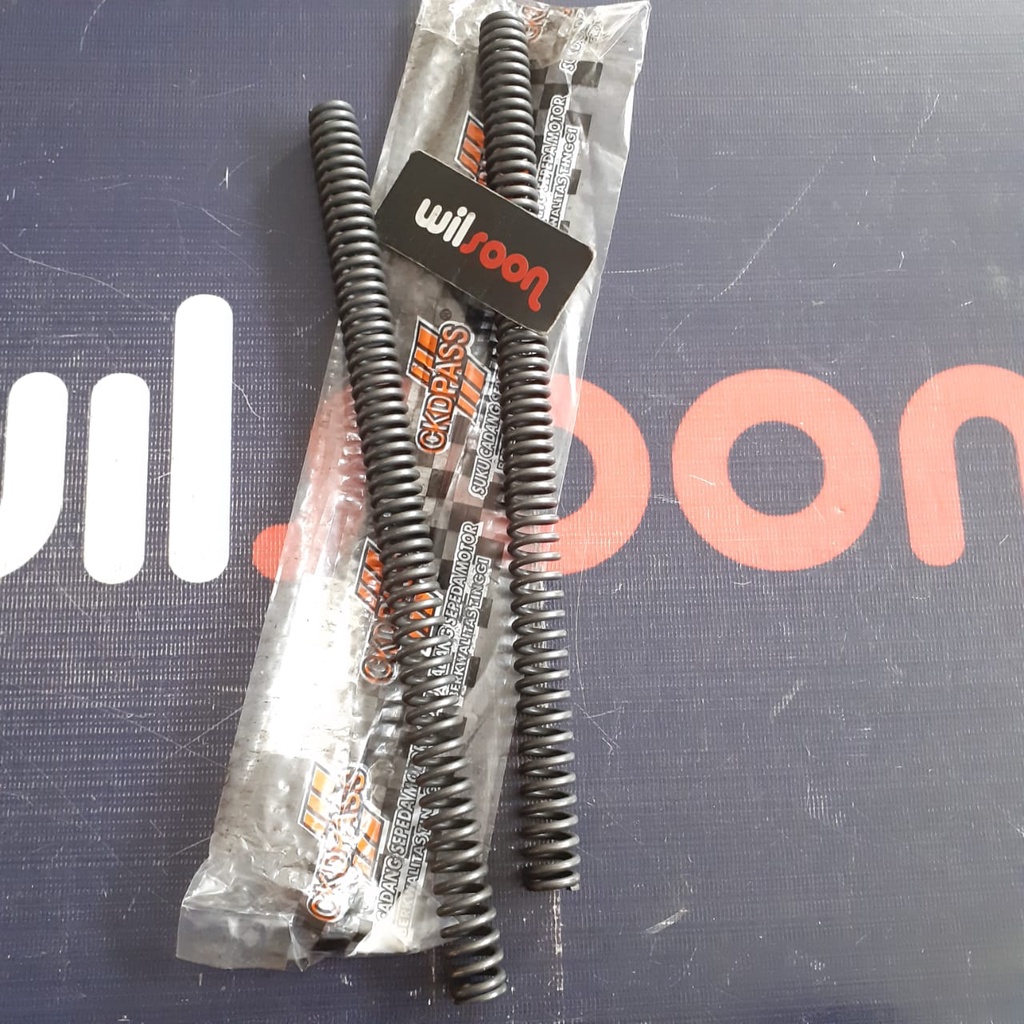 Per Shockbreaker / Per Shock Depan / Spring Front Fork Suzuki Satria 2 Tak / Satria Hiu Ckdpass