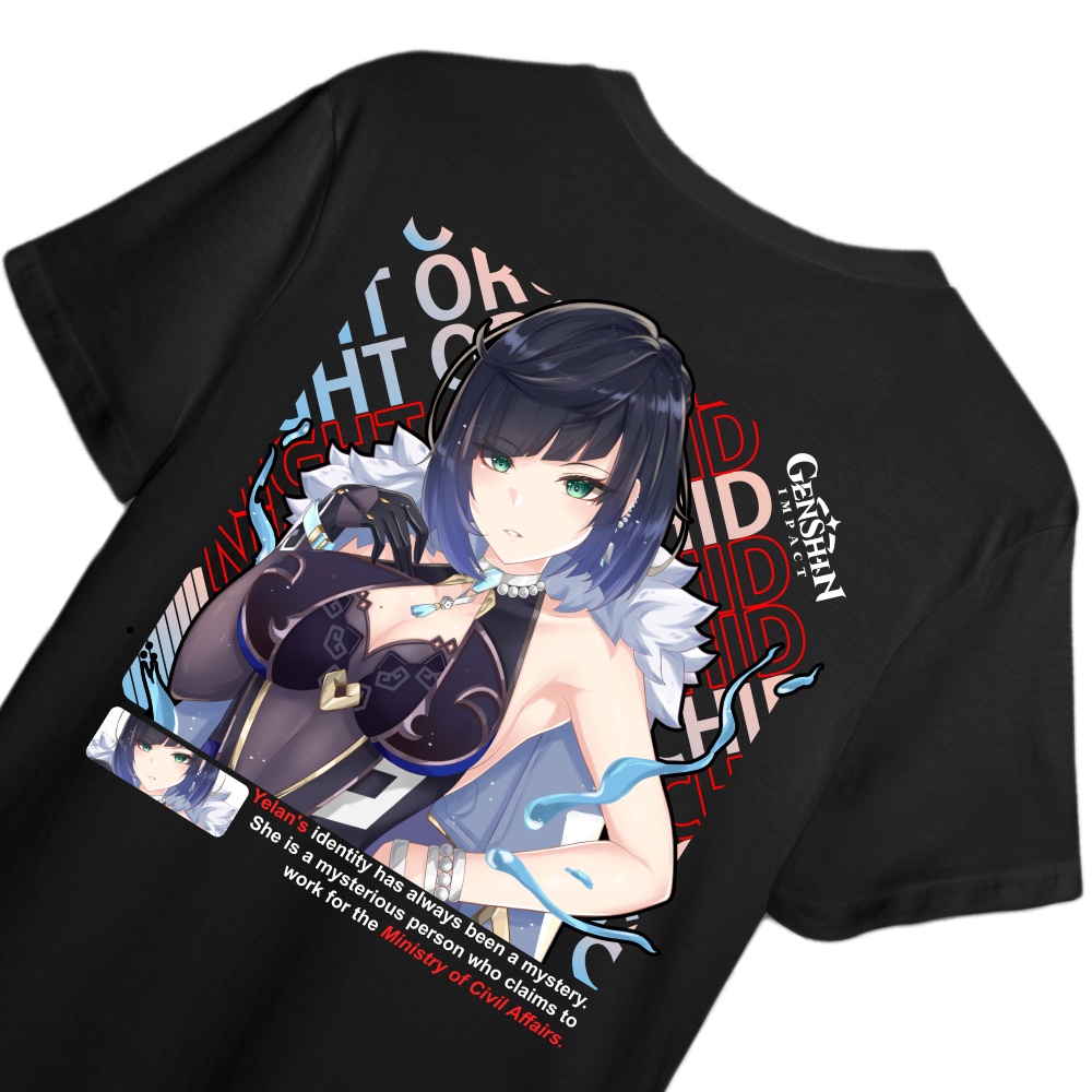 KAOS YELAN GENSHIN IMPACT - T-SHIRT GENSHIN IMPACT YELAN LIYUE