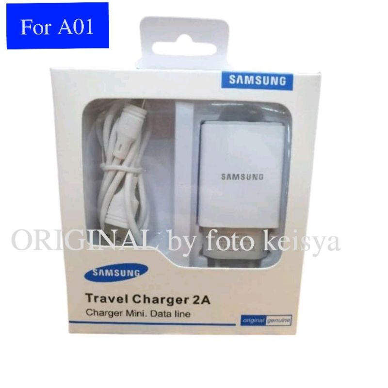 CHARGER 2A SAMSUNG A01 MICRO USB // TRAVEL CHARGER 2A SAMSUNG A01 // CARGER SAMSUNG A01