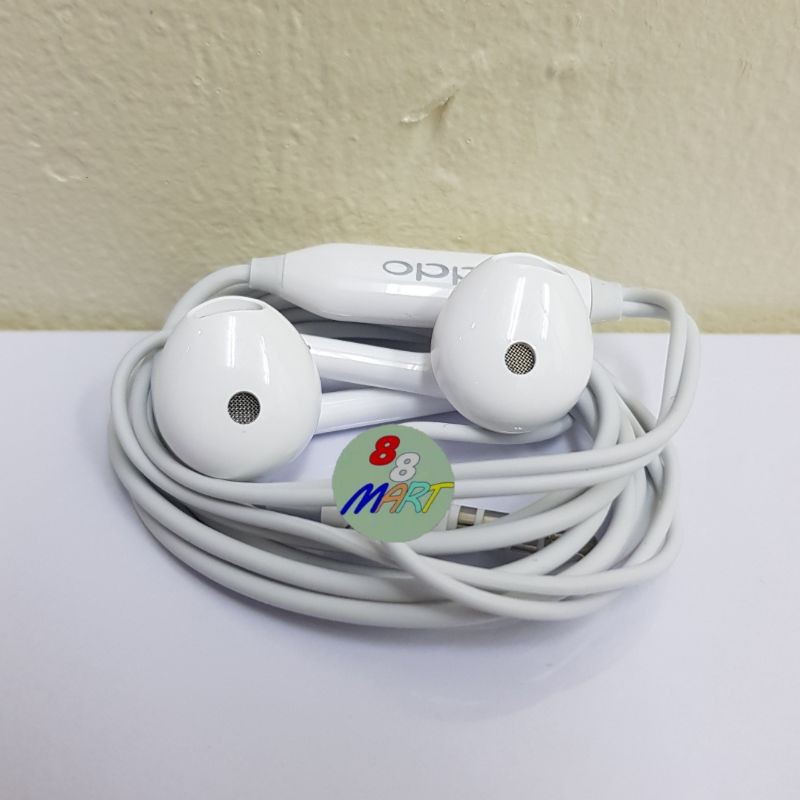 Headset Earphone Handsfree Oppo A15 Oppo A15s Jack 3 5mm Original Shopee Indonesia