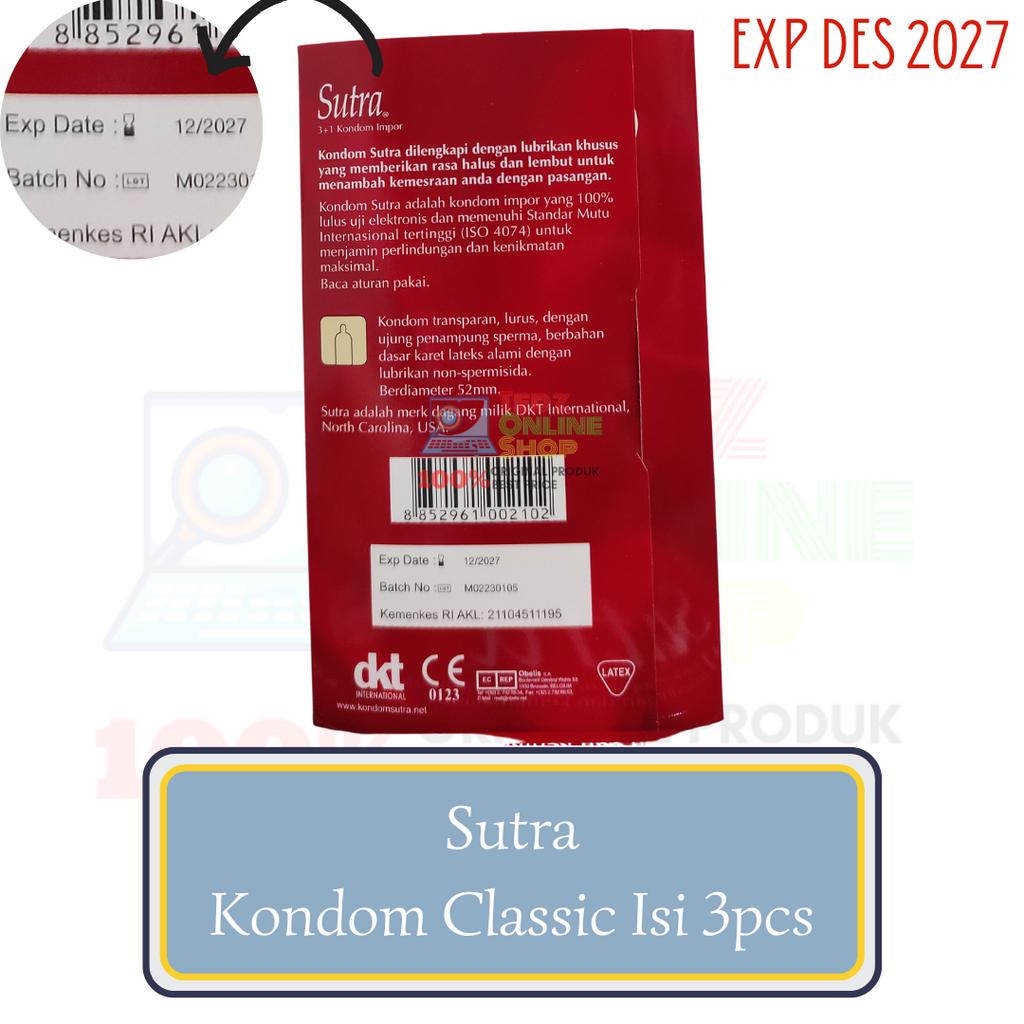 Kondom Sutra Merah Classic Isi 3