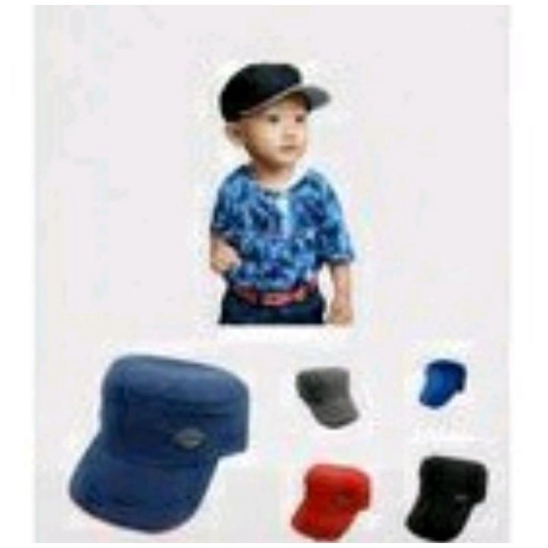 Topi komando anak /topi komando anak pin/ topi anak