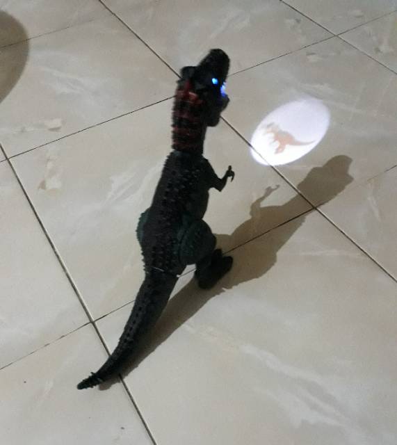 Mainan Dinosaurus Bisa Jalan Suara Lampu Bertelur - Anak Edukatif Dino